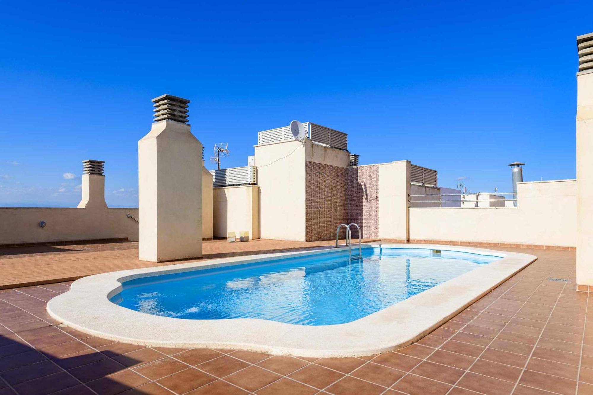 Apart Port Arenal Con Terraza Y Piscina Burriana Exterior photo