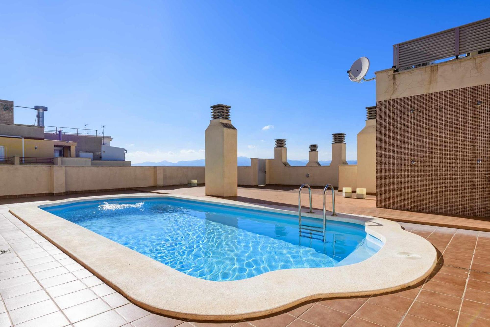 Apart Port Arenal Con Terraza Y Piscina Burriana Exterior photo
